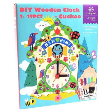Joc pentru copii Tooky Toy - DIY ceas de perete