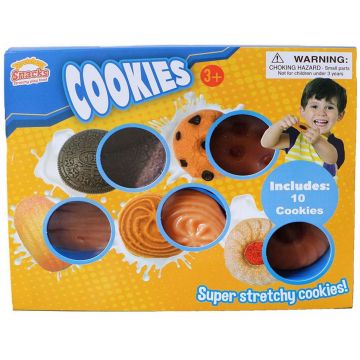 Jucarie elastica Stretcheez Burger, Cookies