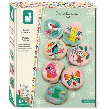 Kit creativ Janod - Decorarea pietricelelor