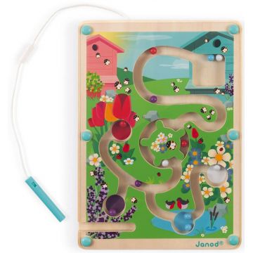 Labirint din lemn cu magnet Janod - Stup