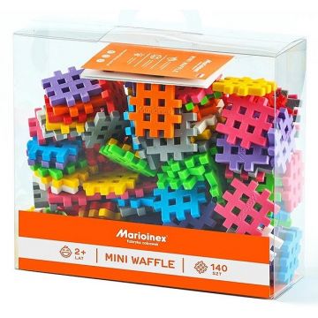 MarioInex Mini Waffle Blocks Constructor, 140 de piese