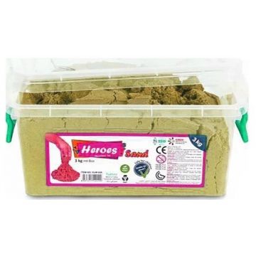 Nisip de joacă Heroes - Culoare naturală, 3 kg