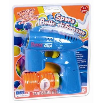 Pistol pentru baloane de săpun  Rs Toys, с 38 ml lichid, albastru