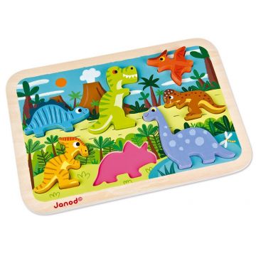 Puzzle 3D Janod - Dinozauri