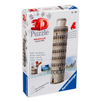 Puzzle 3D Ravensburger din 54 de piese - Schiefer Turm-Pisa Mini