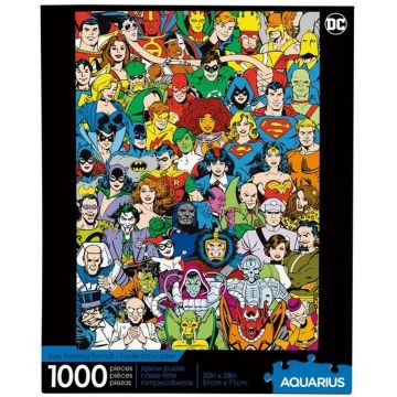 Puzzle Aquarius din 1000 de piese - Personajele DC