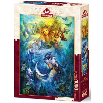 Puzzle Art Puzzle din 1000 de piese - Printesele zilei si noptii