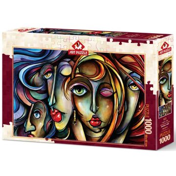 Puzzle Art Puzzle din 1000 de piese - Trasaturi feminine