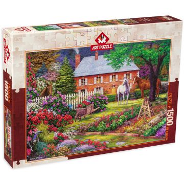 Puzzle Art Puzzle din 1500 de piese - Grădina frumoasă