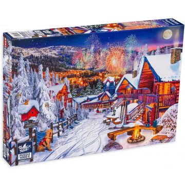 Puzzle Black Sea din 1000 de piese - Aventuri de iarna