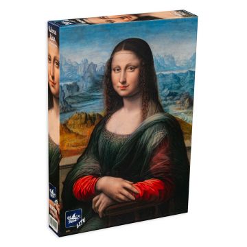 Puzzle Black Sea din 1000 de piese - Mona Lisa, Leonardo da Vinci