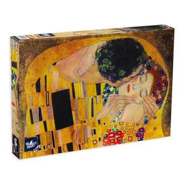 Puzzle Black Sea din 1000 de piese - Sarutul, Gustav Klimt