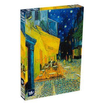 Puzzle Black Sea din 1000 de piese - Terasa unei cafenele de noapte, Vincent van Gogh