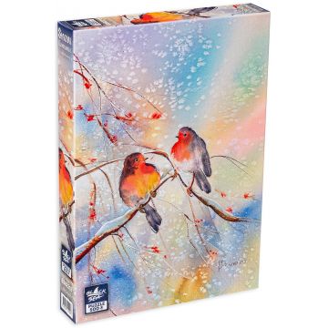 Puzzle Black Sea din 500 de piese - Romantism de zapada, Veneta Docheva
