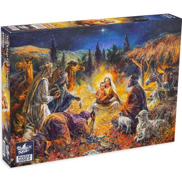 Puzzle Black Sea Premium din 1000 de piese - Adorația magilor