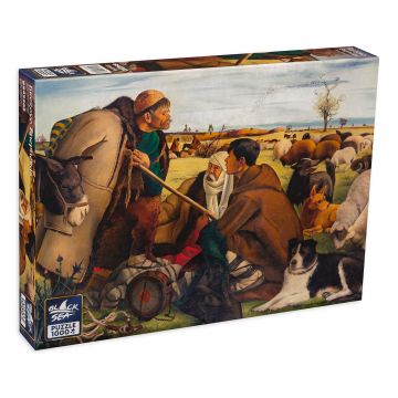 Puzzle Black Sea Premium din 1000 de piese - Ciobanii din Brezov