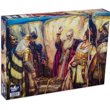 Puzzle Black Sea Premium din 1000 de piese - Khan Kubrat si fiii sai