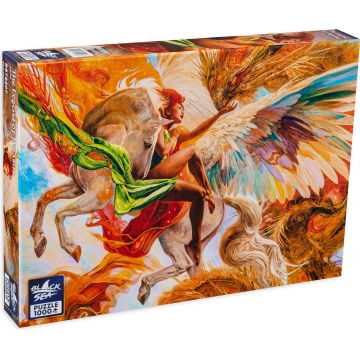 Puzzle Black Sea Premium din 1000 de piese - Legenda lui Pegas