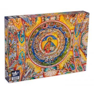 Puzzle Black Sea Premium din 1000 de piese - Picturi murale de la Manastirea Rila