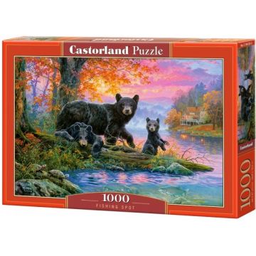 Puzzle Castorland din 1000 de piese - Familia de ursi