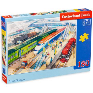 Puzzle Castorland din 180 de piese - La gară