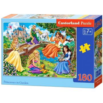 Puzzle Castorland din 180 de piese - Printese in gradina