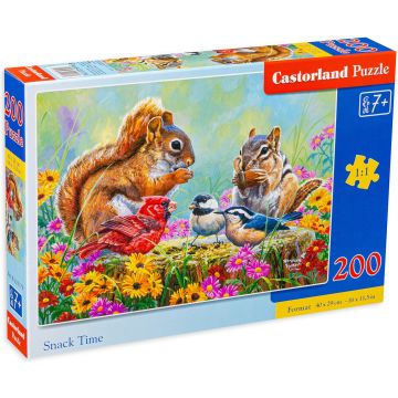 Puzzle Castorland din 200 de piese - Timp pentru prânz