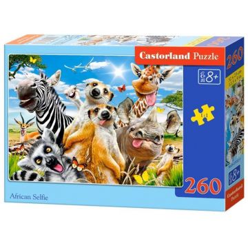 Puzzle Castorland din 260 de piese - Animal Selfie
