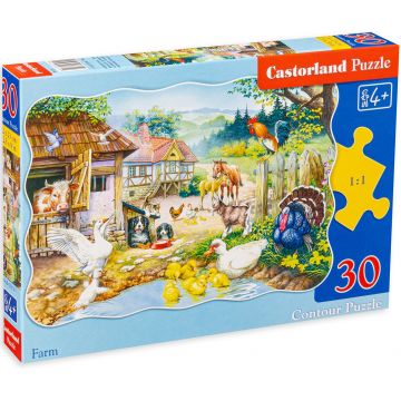 Puzzle Castorland din 30 de piese - Fermă