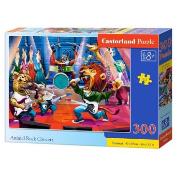 Puzzle Castorland din 300 de piese - Concert de muzica rock