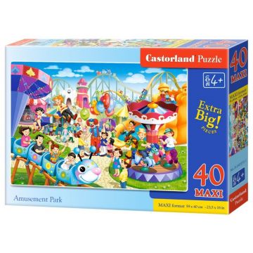 Puzzle Castorland din 40 XXL de piese - Parc de distractii