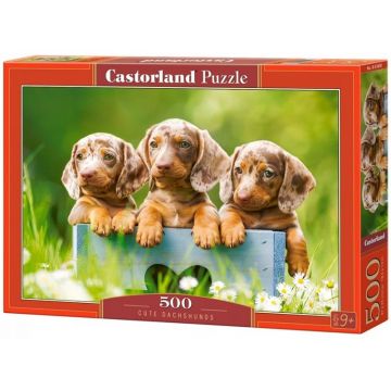 Puzzle Castorland din 500 de piese - Puppies