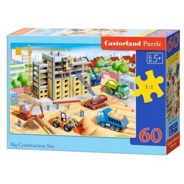 Puzzle Castorland din 60 de piese - Activitate de constructii