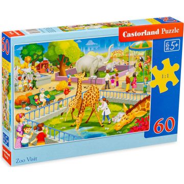 Puzzle Castorland din 60 de piese - În grădina zoologică