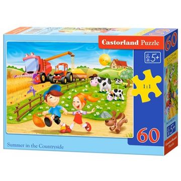 Puzzle Castorland din 60 de piese - Vara la tara