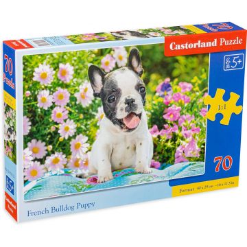 Puzzle Castorland din 70 de piese - Bulldog francez