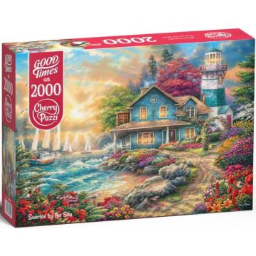 Puzzle Cherry Pazzi din 2000 de piese - Sunrise