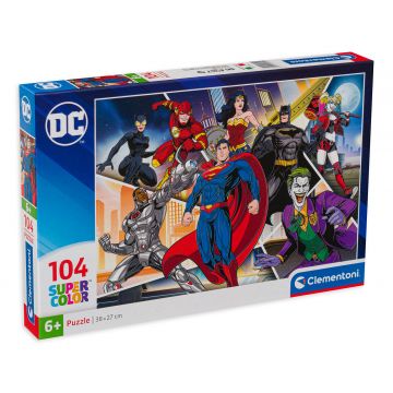 Puzzle Clementoni din 104 de piese - DC Heroes, tip 2