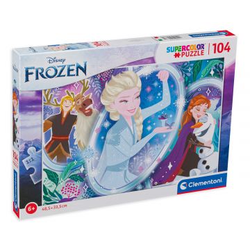 Puzzle Clementoni din 104 de piese - Regatul Inghetat 2