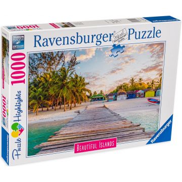 Puzzle de 1000 de piese Ravensburger - Vacanta in Caraibe