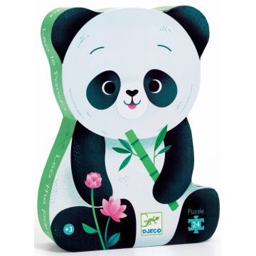 Puzzle Djeco din 24 de piese -Panda