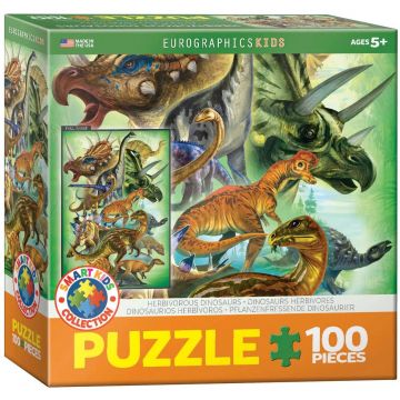 Puzzle Eurographics din 100 de piese – Dinozaurii