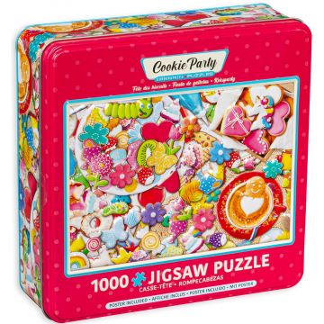 Puzzle Eurographics din 1000 de piese - Cookie Party Tin