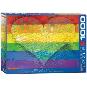 Puzzle Eurographics din 1000 de piese - Love & Pride