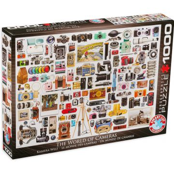 Puzzle Eurographics din 1000 de piese - World of Cameras