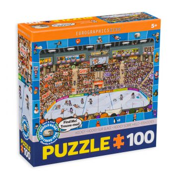 Puzzle-ghicitoare Eurographics din 100 de piese - Hochei
