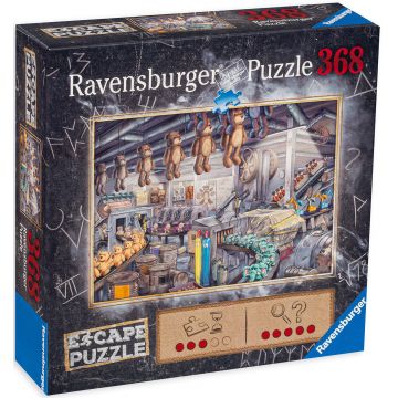 Puzzle-ghicitoare Ravensburger din 368 de piese - Fabrică de jucării