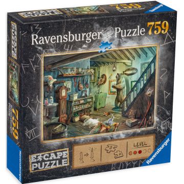 Puzzle-ghicitoare Ravensburger din 759 de piese - Subsol întunecat