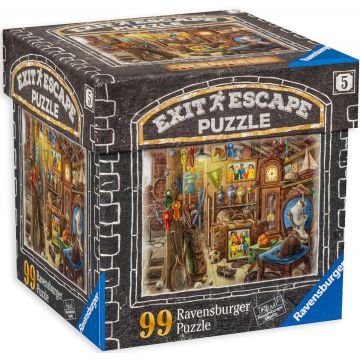 Puzzle-ghicitoare Ravensburger din 99 de piese - Mansardă