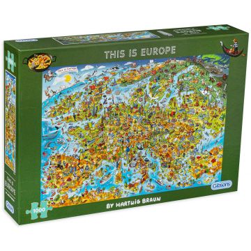 Puzzle Gibsons din 1000 de piese - Aceasta este Europa